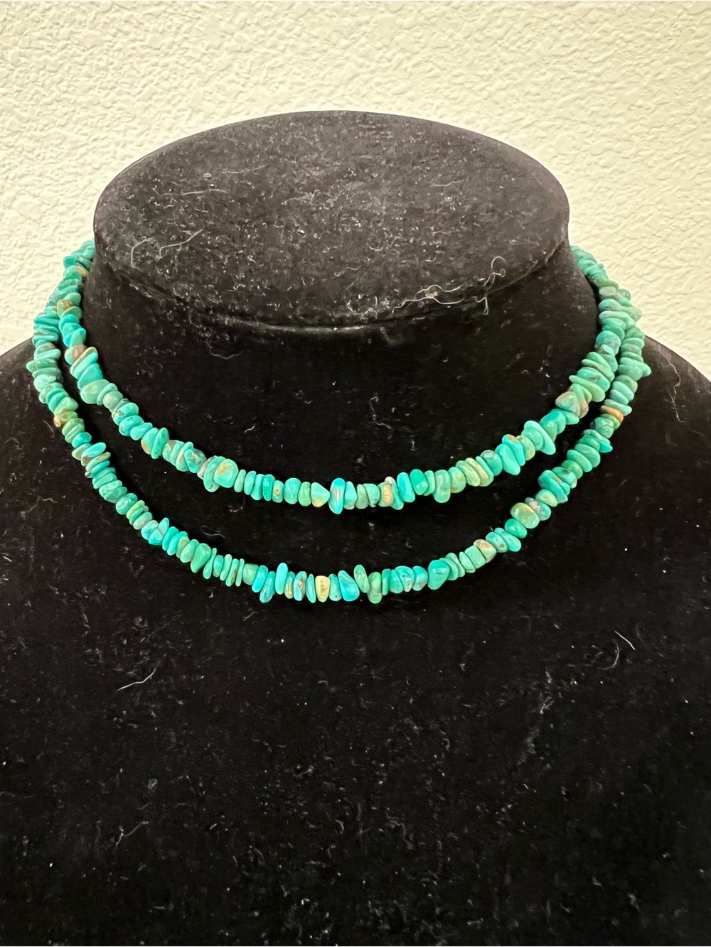 Turquoise Chip Single Strand Necklace - Women Jewelry